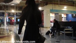 Flashing in the Mall and supermarket Blow Job